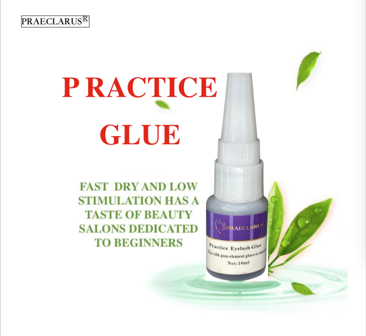 PRAECLARUS 10ml Water proof Silk Eyelash Adhesive false eyelash