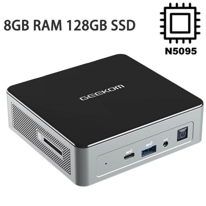 GEEKOM Mini Air11 Mini PC Celeron Intel N5095 Win11pro Desktop Computer