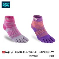 ถุงเท้าแยกนิ้ว Injinji Trail Midweight Mini Crew Womens