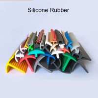 1/2/3M Gap Filler Sealing Strip Silicone Rubber Universal Car Dashboard Windshield Kitchen Oil-Gas Door Window Glass Seal Strip Decorative Door Stops