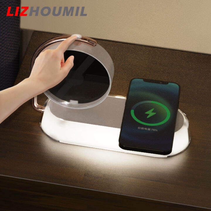 lizhoumil-3d-ฉายภาพโฮโลแกรมไฟกลางคืน10w-ไฟสนามสูงพร้อมของตกแต่งเดสก์ท็อปภายในบ้านที่ชาร์จแบบไร้สาย