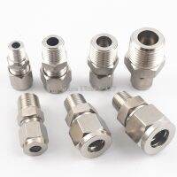 1/8 1/4 3/8 1/2 To 4-12MM Steel Straight Conversion Adapter Fitting DSJ-MYDF-LOKLOK-Fittings Ferrule Connector