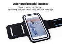 Waterproof Sport Running Armband Case ปลอกแขนมือถือออกกำลังกาย กันน้ำได้ หน้าจอ 5.5 นิ้ว (สีดำ)