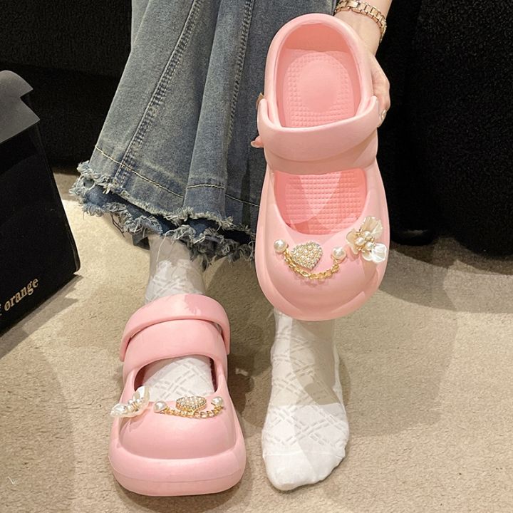 hot-sell-summer-women-slippers-garden-sandals-platform-clogs-thick-sole-eva-flip-flops-chain-shine-decoration-outdoor-vacation-shoes