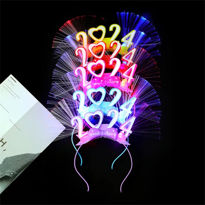 illuminated-headwear-party-hairbands-festive-hair-props-glowing-hair-bands-led-headband-fiber-optic-party-crown