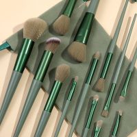 【cw】 13Pcs Soft Fluffy Makeup Brushes Set for Cosmetics Foundation Blush Eyeshadow Blending !