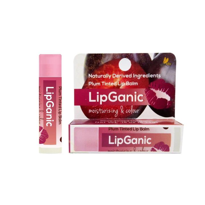lipganic-ลิปบาล์มย้อมสีออร์แกนิก-พลัม-ทรีทเมนต์-plum-tinted-organic-lip-balm-4-25g