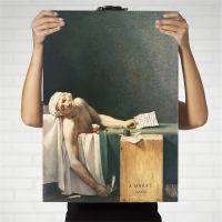 Sumanssa French Jacques-Louis David The Death Of Cru Canvas Print | ตกแต่งบ้านผนังศิลปะ