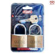 Bộ 2 khóa ABUS 75 50 CT thân đồng rộng 50mm dùng chung 5 chìa vi tính