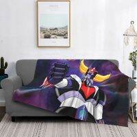 UFO Robot Grendizer Mazinger Z Fleece Throw Blanket Goldorak Actarus Anime Blanket for Home Office Super Warm Bedspread