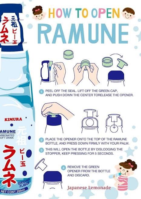 hatakosen-ramune-น้ำโซดารามูเนะ-ฝาเปิดลูกแก้ว