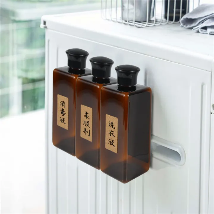 laundry detergent storage and bottling 600ml shampoo, shower