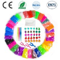 Hand Loom Knitting Machine Hair Rubber Refill Bracelet Band Loom Bands Arts Crafts Clips Charms Make Woven DIY Toys