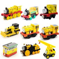 รถไฟ Thomas And Friends สีเหลืองของแท้รถไฟบิลเบนตู้รถไฟของเล่นโมเดล Kids Toys ชุดของเล่นน่ารักของเด็กผู้ชาย1:43 Diecast