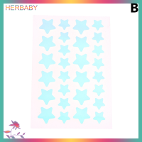 HERBABY เลเซอร์หัวใจดาวสิวที่ติดสิวที่มองไม่เห็นสิวสติกเกอร์ดูแลผิวคอนซีลเลอร์ใบหน้าเครื่องมือแต่งหน้าความงาม