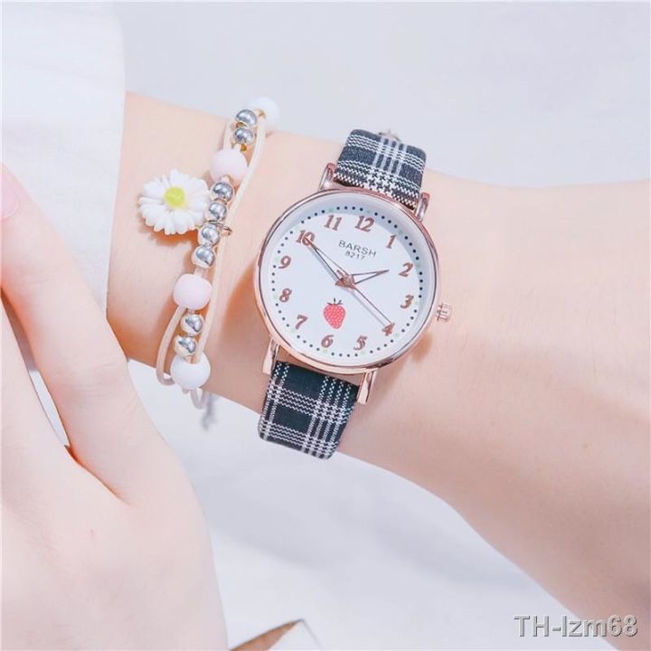 นาฬิกา-อารมณ์เรียบง่ายของญี่ปุ่นและเกาหลีย้อนยุควรรณกรรมสาวโมริและตารางศิลปะนักเรียนมัธยมต้นที่จับคู่ทั้งหมดดูอย่างมีสไตล์