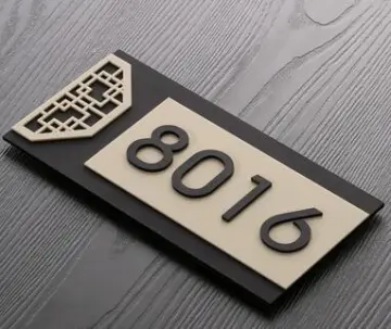 Upgrade Your Hotel Experience with Stunning Room Number Plate Design ...