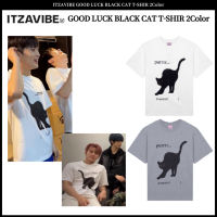 Itzavibe GOOD LUCK BLACK CAT T-SHIR เสื้อยืด 2 สี ddb