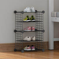 【Shoe Rack】Multi-layer Shoe Rack Iron Simple Economy Shoe Cabinet Home Collection God Ware Provincial Space Dormitory Door Small Shoe Shelf