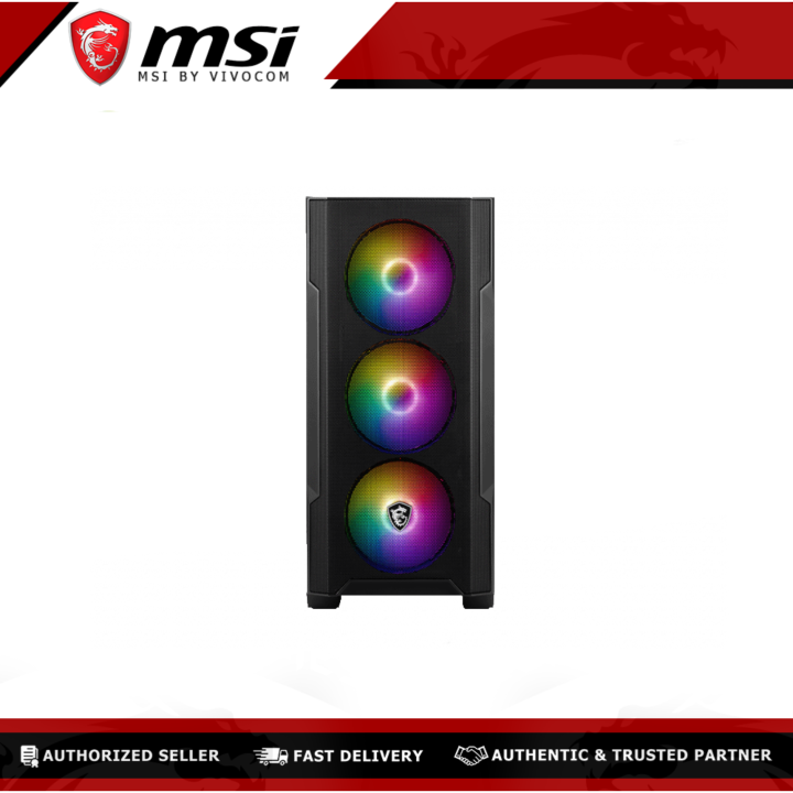 MSI MAG Forge M100R Micro ATX PC Case Black | Lazada PH