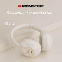 Monster XKH01หูฟังบลูทูธแฟชั่น BT5.3หูฟังไร้สายพับชุดหูฟังสเตอริโอไฮไฟ Super Bass เคสระบายความร้อน Fast และสวมใส่เป็นเวลานานสำหรับเดินและฟังเพลง