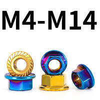 M4 M5 M6 M8 M10 M12 M14 304 สแตนเลสหกเหลี่ยม Hex หัวหยักล็อค Spinlock หน้าแปลน Nut-SJK STORE