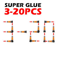 3-20pcs Liquid Super กาว 502 ไม้ยางโลหะแก้ว Cyanoacrylate กาวเครื่องเขียน Store เล็บ Instant Strong หนัง-bcco889