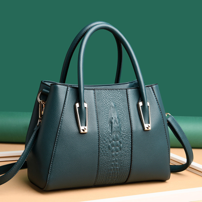Leather PU Shoulder Bag Ladies Bags Crocodile Design Ladies Handbags