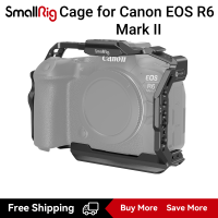 SmallRig กรงขนาดเล็กสำหรับ Canon EOS R6 Mark II 4159 /L-วงเล็บสำหรับ Canon EOS R6 Mark I/ R5 / R5 C/ R6 4160