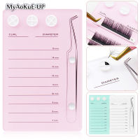 1 pcs Magnetic Eyelash ดูดแผ่นผู้ถือกาวพาเลทอะคริลิคบอร์ด Grafting False Lashes Extension Stand Pad เครื่องมือแต่งหน้า-qeangshe