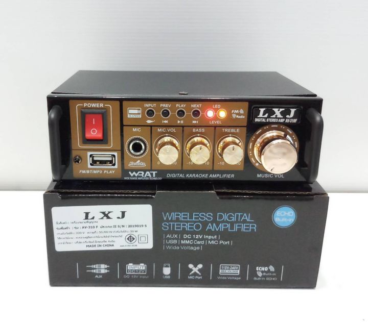 lxj-แอมป์ขยายเสียง-เครื่องแอมป์ขยายเสียง-คุณภาพสูงใช้ไฟได้-2ระบบ-dc12v-ac220v-กำลังวัตต์-2000w-p-m-p-o-รุ่น-av-310f