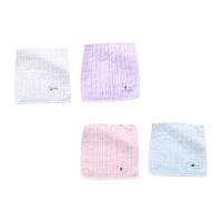 4Pcs Gauze Square Handkerchief Kids Face Wiping Towel Random Color