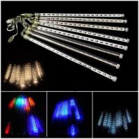 Waterproof LED christmas Lights 8pcs/set Snowfall Tube 30cm Meteor Rain Led Tube Light for Christmas Decoration Outdoor