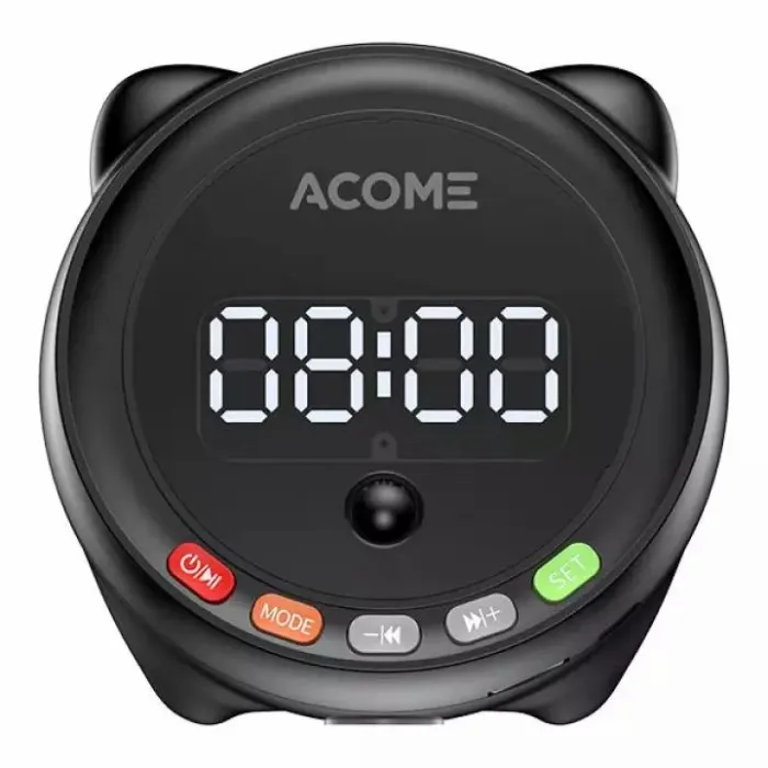 Acome A Smart Speaker Bluetooth Jam Digital Clock Dual Alarm