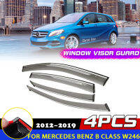 Windows Visor สำหรับ Benz B Class W246 B180 B200 B160 B170 2012 ~ 2019กันสาด Sun Rain Eyebrow Deflector Guard อุปกรณ์เสริม