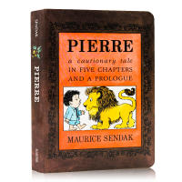 Pierres fable story Pierres original English picture book Liao Caixings recommended book sheet paper board book beast country co-author Maurice Sendak Maurice Sandaks childrens behavior emotion management education