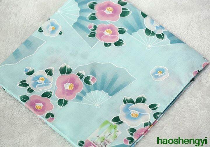 cw-quality-style-handkerchiefcotton-camellia-fan-handkerchief-48cmx48cmhe-best-gift-for-a-friend