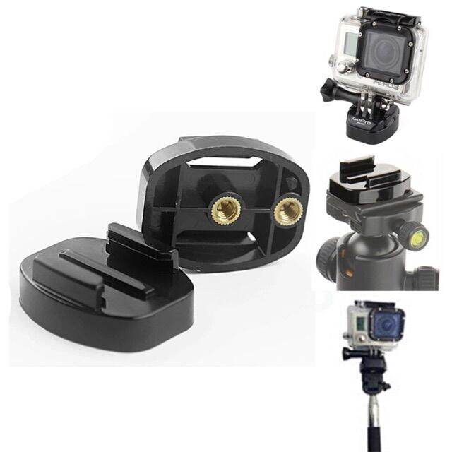 best-seller-tripod-quick-release-plate-mount-bracket-base-for-gopro-osmo-action-ฐานยึดกล้องแอคชั่นทุกรุ่น-สกรู-1-4