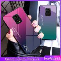 ~ Xiaomi Redmi Note 9s เคสกระจกแบบแข็งไล่โทนสี