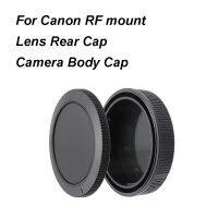 For Canon RF mount Lens Rear Cap / Camera Body Cap Plastic Black Lens Cap Cover Set for EOS R RP R3 R5 R6 R7 R10 R6II R7II R5c