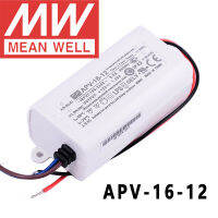 ต้นฉบับหมายถึงดี APV-16-12 Meanwell 12V 1.25A การออกแบบแรงดันไฟฟ้าคงที่15W เอาท์พุทเดียวนำแหล่งจ่ายไฟสลับ