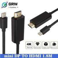 (Allen Materials) สาย Mini Dp เป็น Hdmi Minidp เป็น Hdmi 1.8 M Dp Line Minisplayport อินเทอร์เฟซ20pin สัญญาณ Lossless ที่สมบูรณ์แบบ Plug And Play ทนทาน