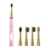 Eco Friendly Soft Bristle Biodegradable Replacement Electric Toothbrush Bamboo Charcoal Heads For Phillps Sonicare