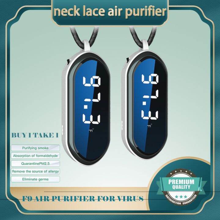 BUY 1 TAKE 1 Personal Wearable Air Purifier ionizer Necklace Negative