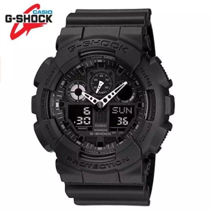 casio-g-shock-นาฬิกาข้อมือผู้ชาย-สายเรซิน-รุ่น-ga-100b-4a-สีดำ