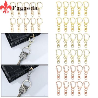 ENDDIIYU 10Pcs ฮาร์ดแวร์ อุปกรณ์เสริมอะไหล่กระเป๋า DIY พวงกุญแจ ปลอกคอ Carabiner Snap ตะขอ กุ้งก้ามกราม สายรัดกระเป๋า