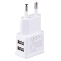 AC DC Universal 5V แหล่งจ่ายไฟคู่ USB Charger 5V 2A USB Power Adpater Supply Charger 220V ถึง5V Converter สำหรับโทรศัพท์มือถือ