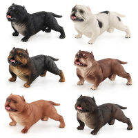 ❤การขายส่งโรงงานอุตสาหกรรม❤จำลองบูลด็อกป่า Shar-Pei Bully Dog โมเดลสัตว์ของเล่นทำมือ