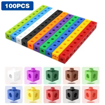 Square plastic best sale building blocks