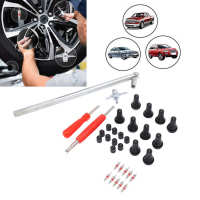 Automobile Tire Repair Set Valves Core Remover Durable Valve Stem Installer Tool Portable Convenient For Car Motorcycle Bicycle